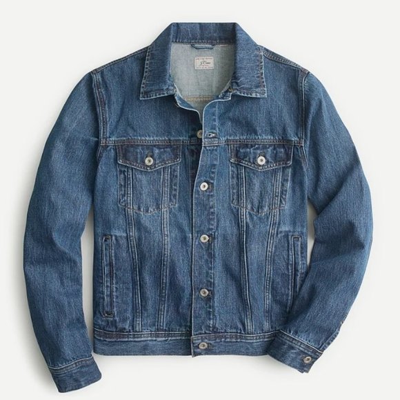 SOLD - NWT - J. Crew Men's denim jacket - Picture 3 of 9